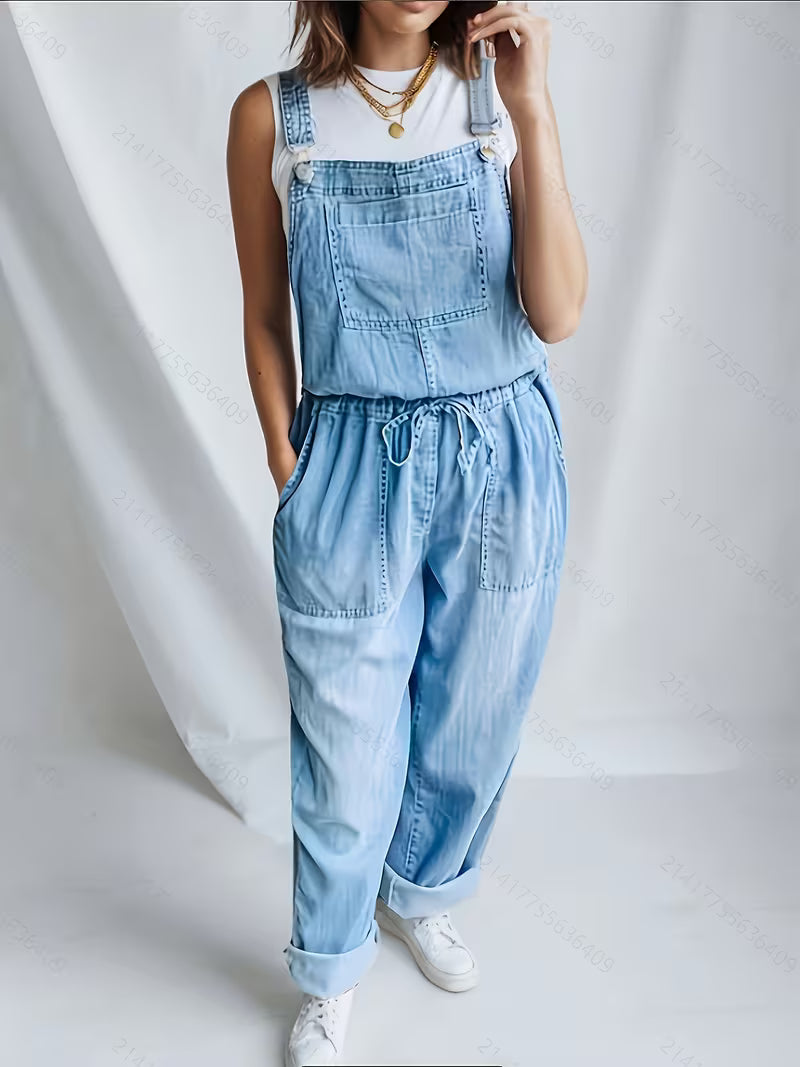 Rosa - Tuta in denim casual — 3