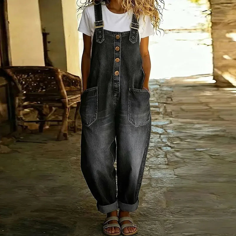 Rosemarie - Combinazione vintage realizzata in morbido tessuto di cotone con un look denim — 5