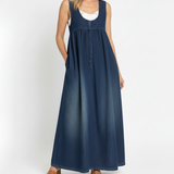 Renate - Abito lungo in denim vintage — 2