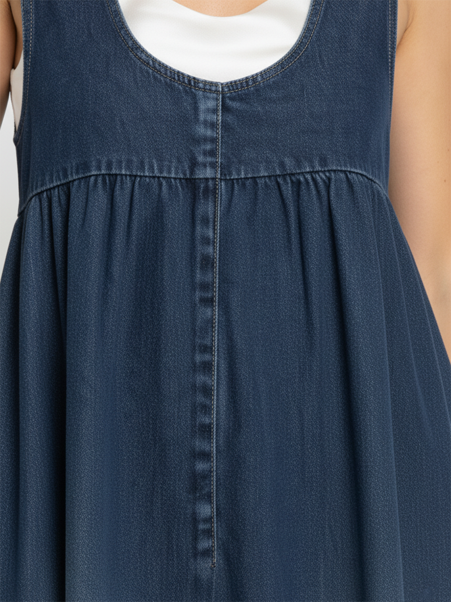 Renate - Abito lungo in denim vintage — 3