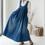 Renate - Abito lungo in denim vintage — 6