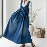 Renate - Abito lungo in denim vintage — 6