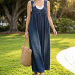 Renate - Abito lungo in denim vintage — 7