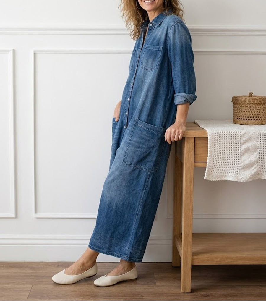 Monika - Salopette in denim di cotone — 2