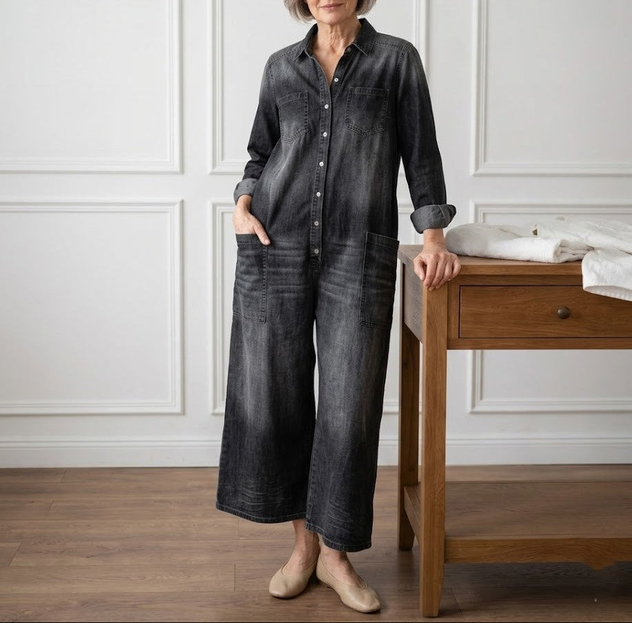 Monika - Salopette in denim di cotone — 3