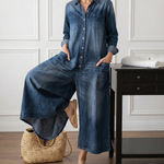 Monika - Salopette in denim di cotone — 5