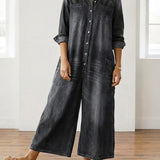 Monika - Salopette in denim di cotone — 7