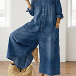 Monika - Salopette in denim di cotone — 10