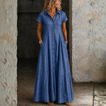 Minna - Abito lungo in denim — 1