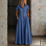 Minna - Abito lungo in denim — 1