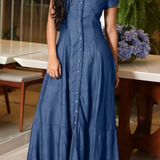 Minna - Abito lungo in denim — 4