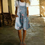 Marlene - Tuta floreale in denim — 2