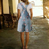 Marlene - Tuta floreale in denim — 3