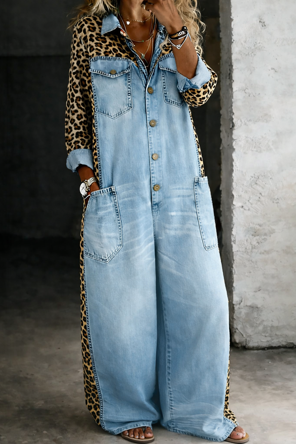 Marianne - Salopette in denim — 2