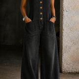 Margit - Salopette vintage in cotone lavato — 2