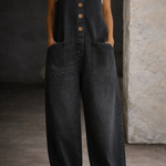 Margit - Salopette vintage in cotone lavato — 3