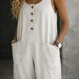 Margarete - Salopette in denim dal lavaggio vintage — 4