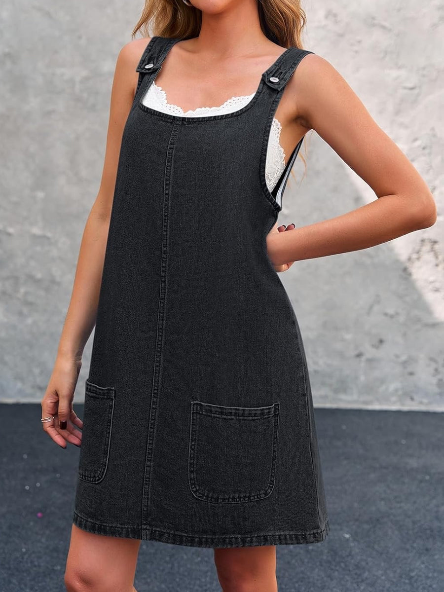 Lisbeth - Abito casual in denim a canotta — 8