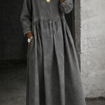 Lieselotte - Abito in denim con colletto alla Peter Pan — 7
