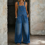 Kunigunde - Salopette in denim con elastico in vita — 1