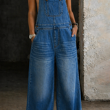 Kunigunde - Salopette in denim con elastico in vita — 2