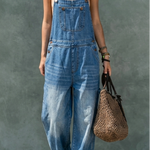 Kunigunde - Salopette in denim con elastico in vita — 3