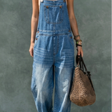 Kunigunde - Salopette in denim con elastico in vita — 3