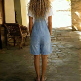 Klothilde - Tuta corta in denim dal morbido tocco di cotone — 3