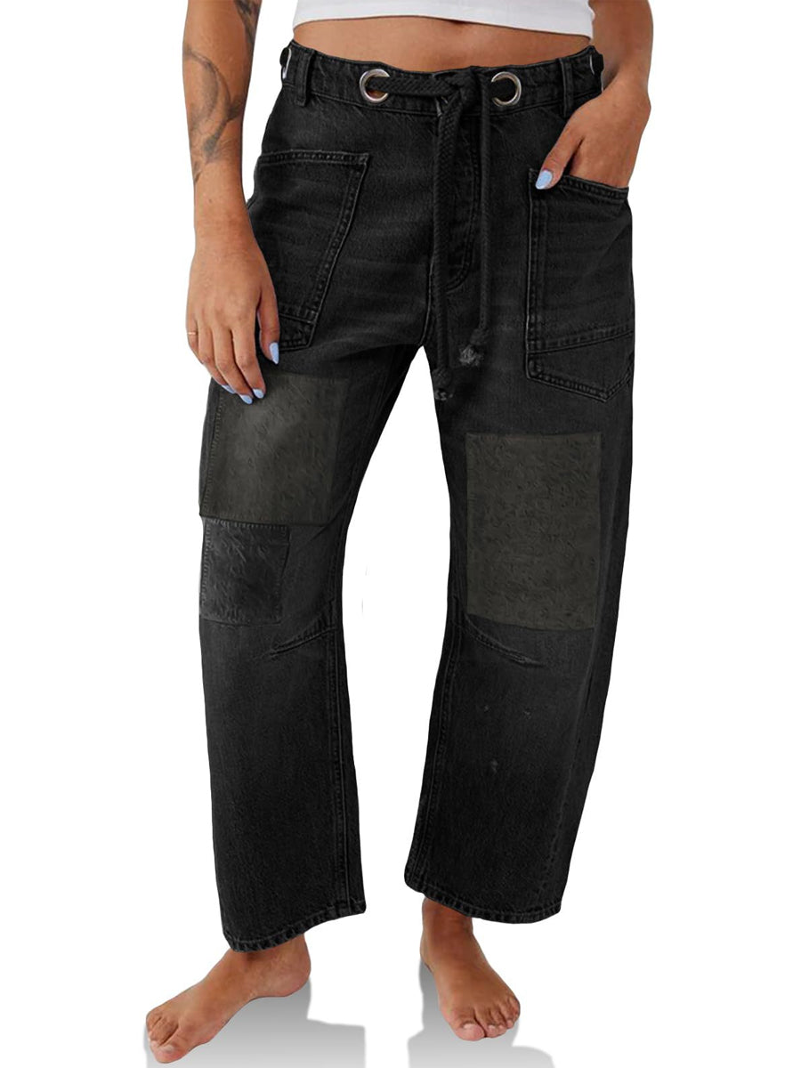 Klara - Jeans in patchwork — 5