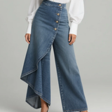 Katharina - Pantaloni avvolgenti in denim — 2