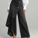 Katharina - Pantaloni avvolgenti in denim — 4