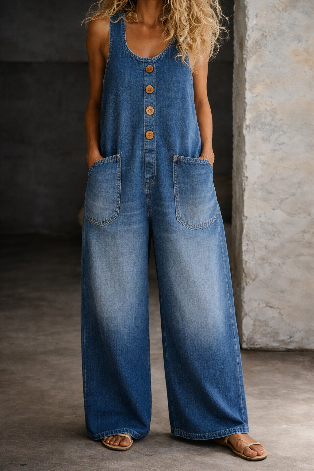 Karin - Salopette vintage in cotone — 3