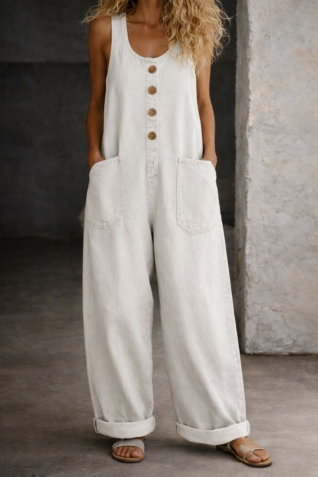 Karin - Salopette vintage in cotone — 10