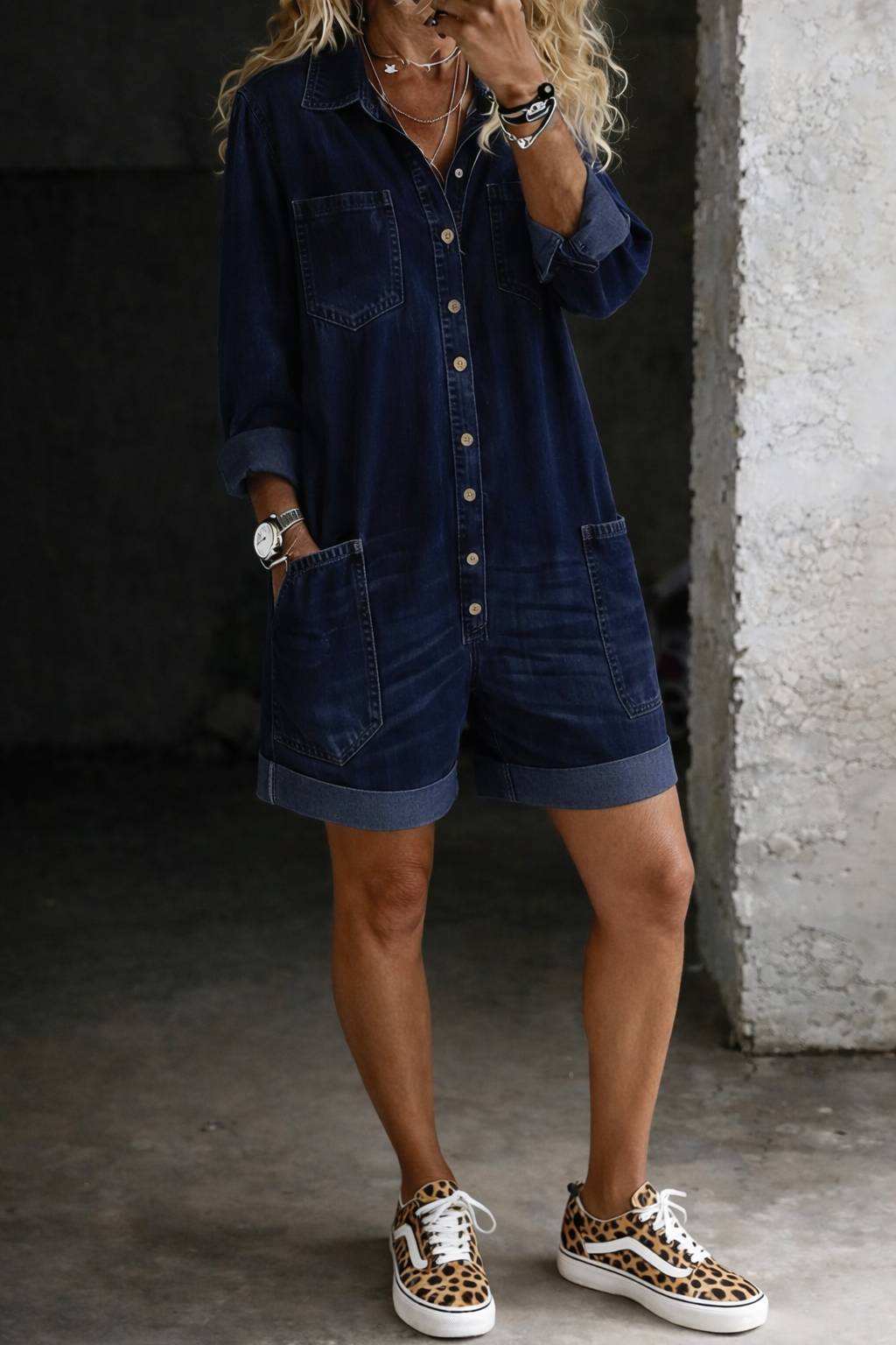 Julia - Tuta casual con pantaloncini — 4