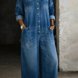 Judith - Tuta in denim con spalline scoperte — 2