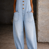 Irmtraud - Tuta vintage in cotone lavato — 3