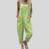 Salopette retrò giallo-turchese — 1