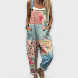 Astrid | Salopette patchwork retrò — 1