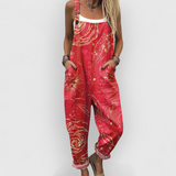 Silke | Salopette con eleganti motivi a spirale dorata — 1