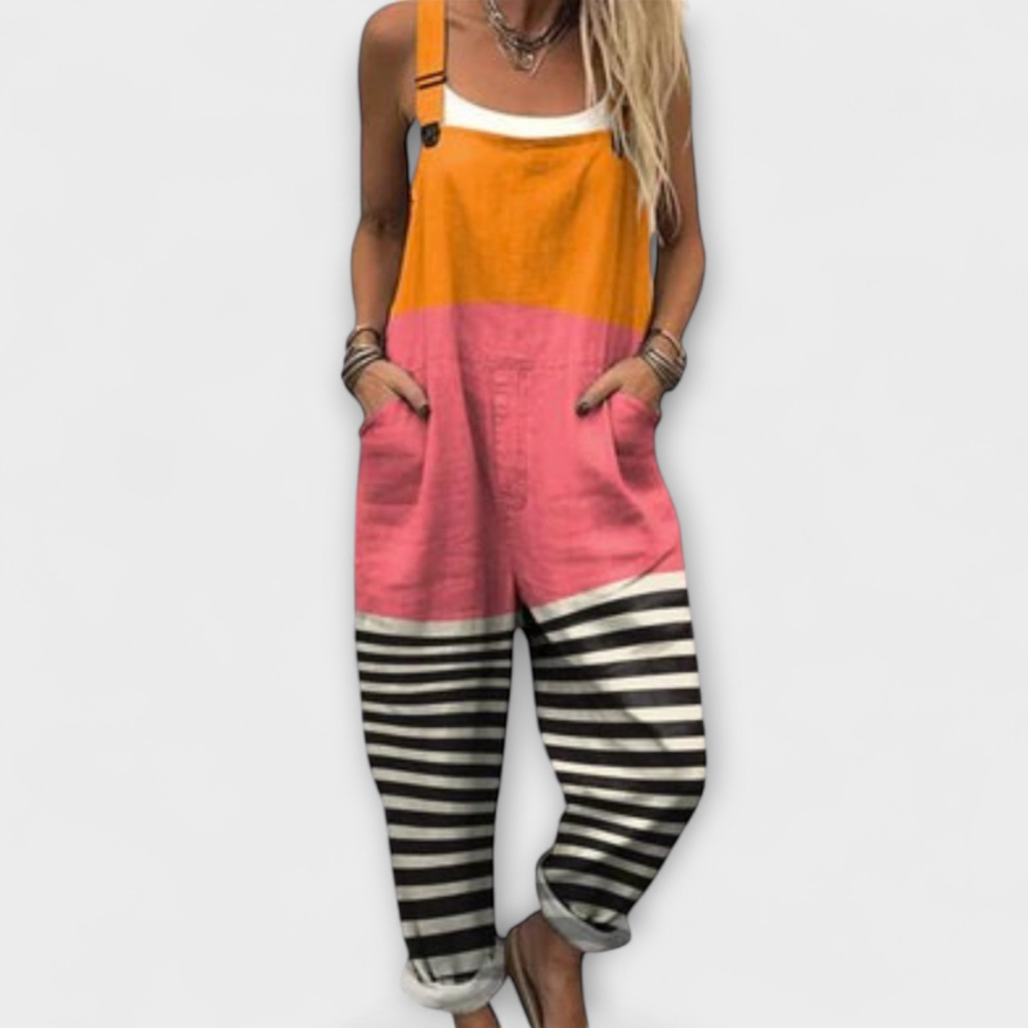 Tamara | Salopette color block — 1
