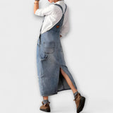Alina | Abito lungo in stile denim — 2