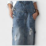 Alina | Abito lungo in stile denim — 4