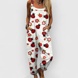 Alice | Salopette con coccinelle colorate — 1