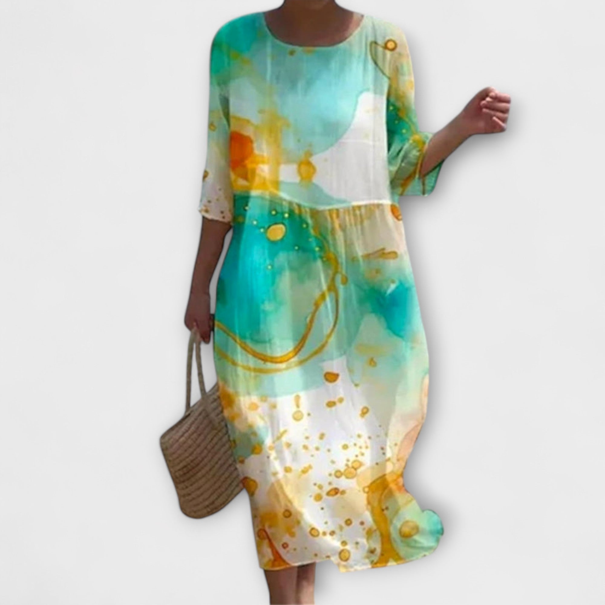 Mia | Elegante maxi abito floreale — 2