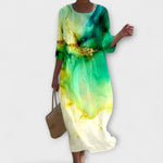 Mia | Elegante maxi abito floreale — 6