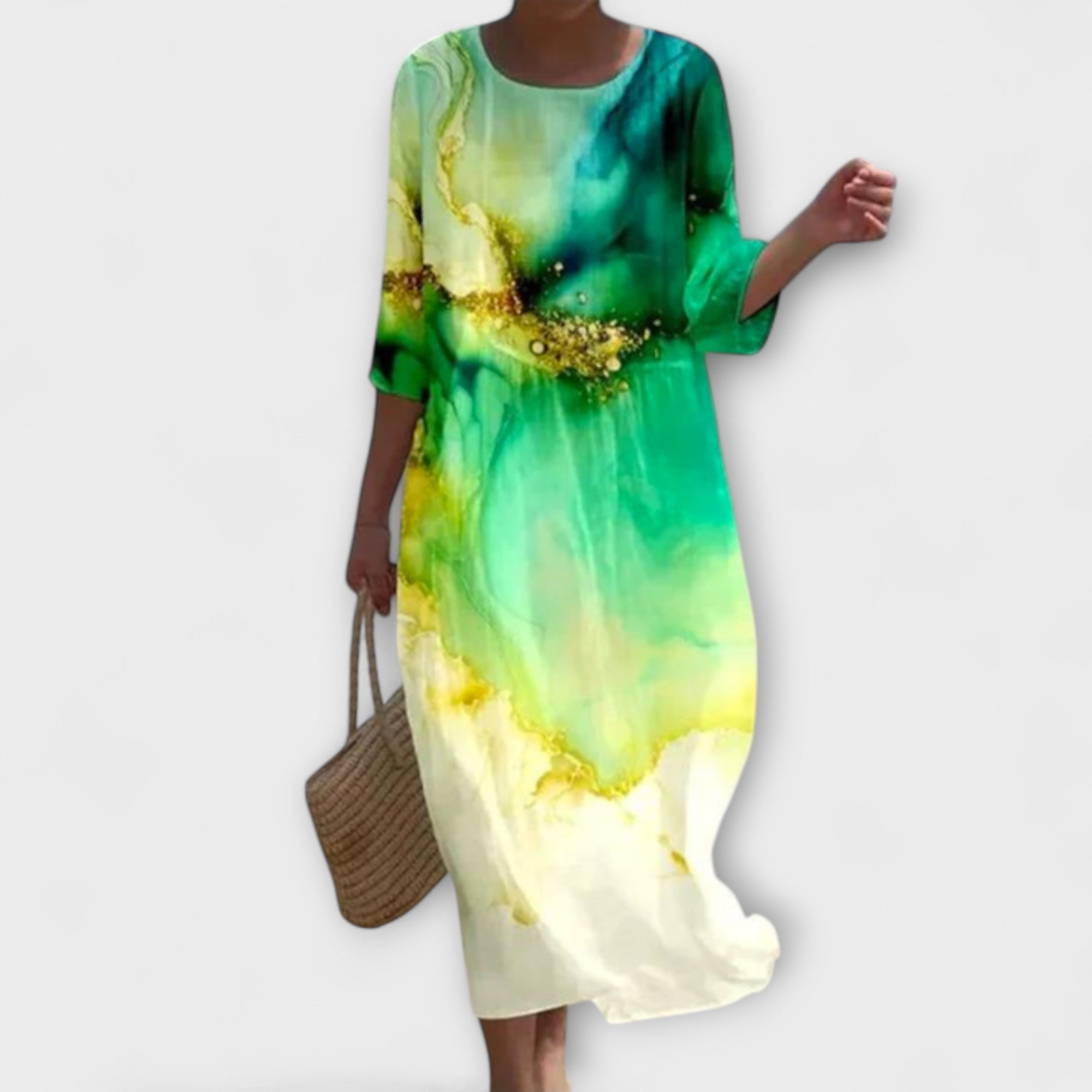 Mia | Elegante maxi abito floreale — 6
