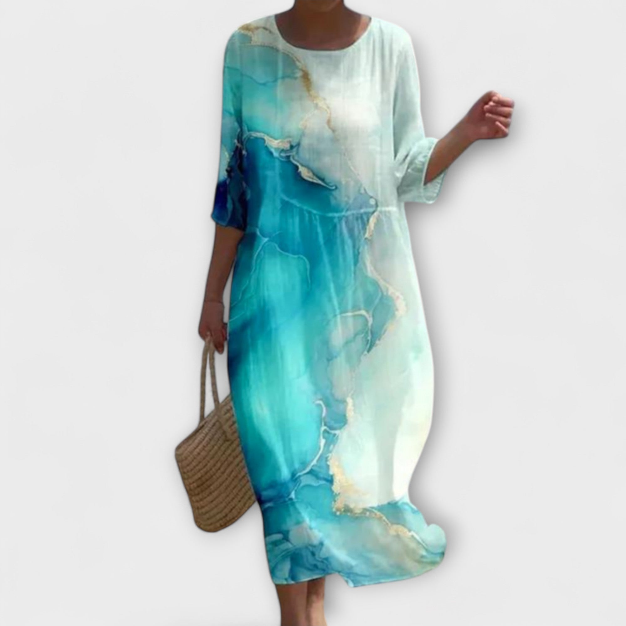 Mia | Elegante maxi abito floreale — 8