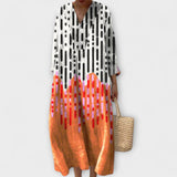 Friedl | Elegante abito geometrico — 1