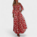Greta | Maxi vestito con spalle scoperte pronto per le vacanze — 2