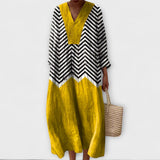 Natascha | Abito elegante dal design geometrico — 1